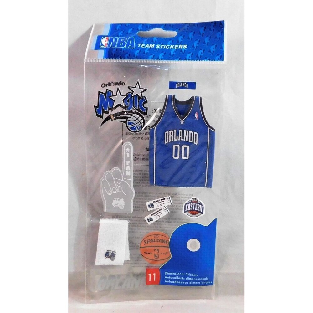 Orlando Magic NBA Scrapbook Stickers Journal Uniforms Basketball Towel Tickets
